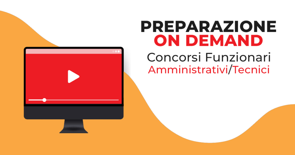 Preparazione OnDemand Concorsi Lazio Funzionari Amministrativi Tecnici